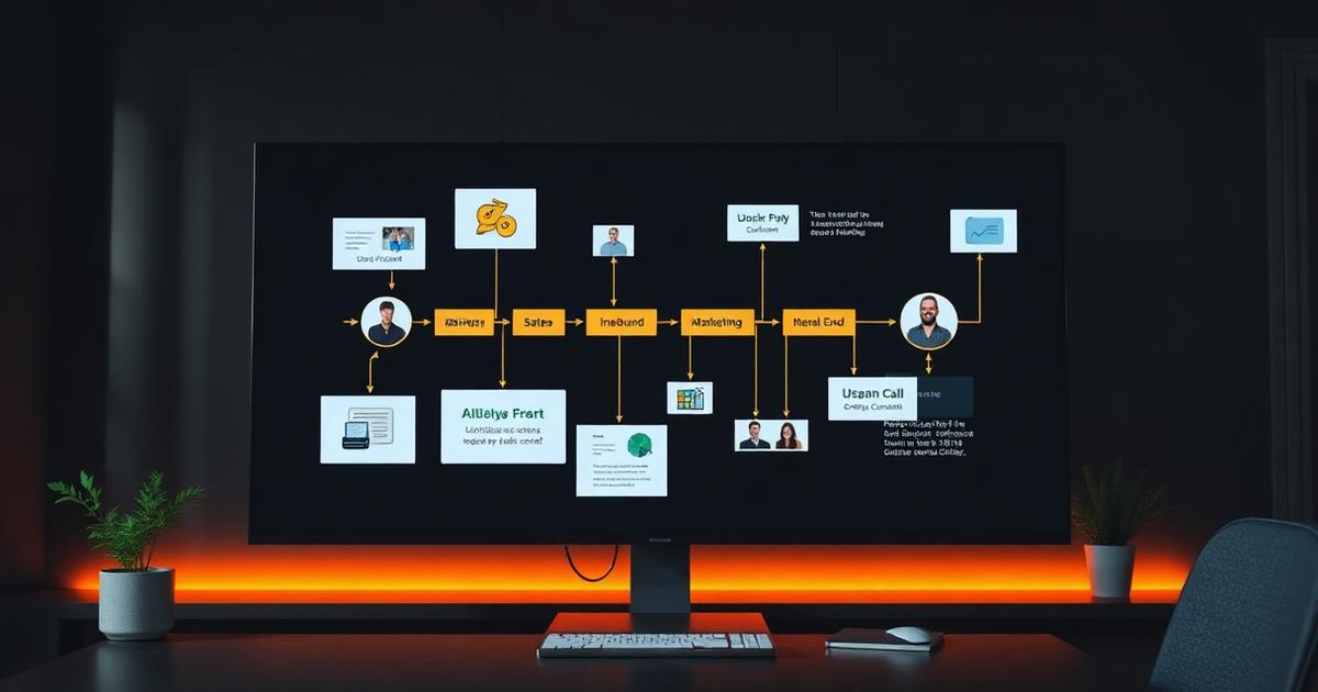 Canais de inbound e outbound alimentando a operação comercial B2B